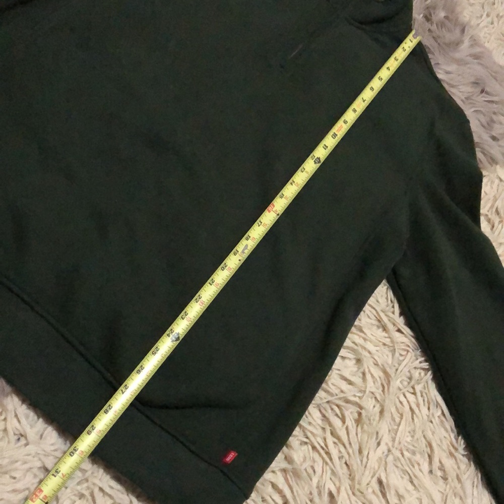 EUC Mens Izod 1/4 Zip Sweatshirt-Sz L-Forest Green-Cotton Blend - Picture 14 of 14